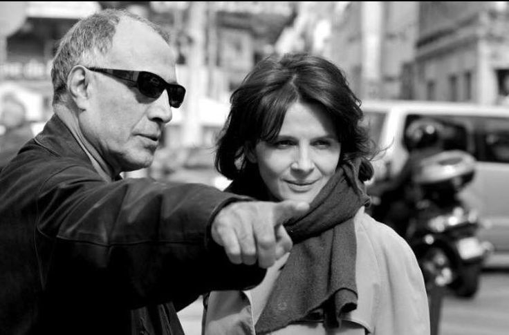 جولييت بينوش مع عباس كيارستمي